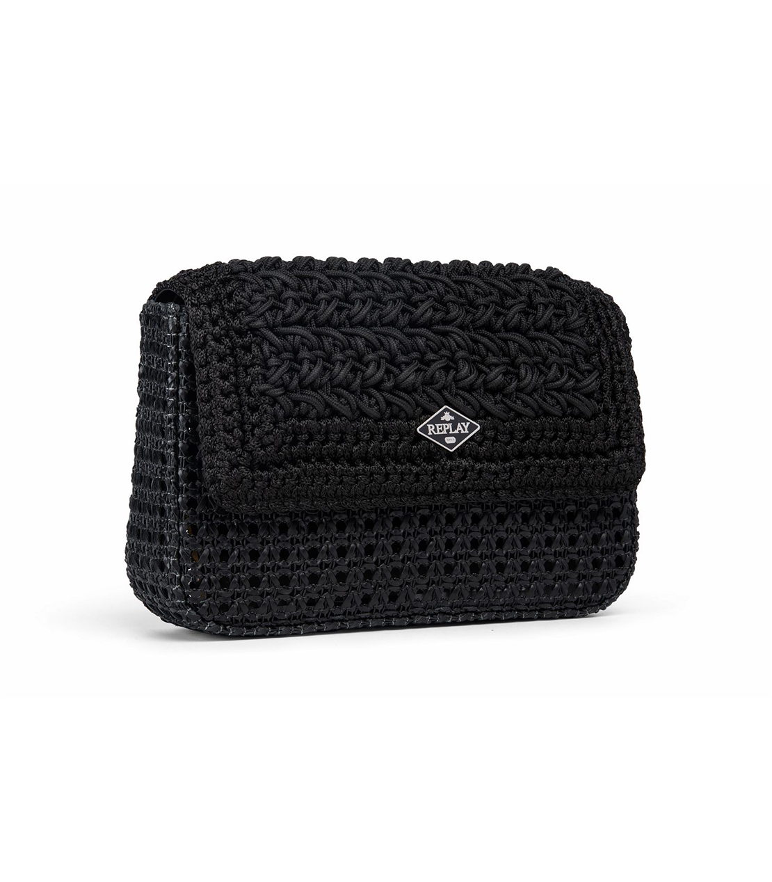 PUラフィアミニショルダーバッグ 詳細画像 ブラック 3